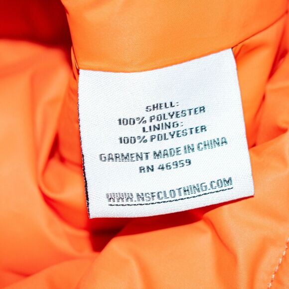 NSF Aida Puffer Vest Jacket Army Green Size Medium - Picture 8 of 11